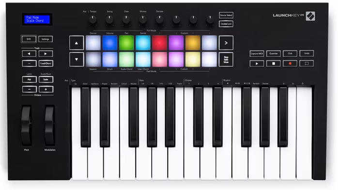 Novation Launchkey 25 MK3 (rozbalené) - USB/MIDI keyboard