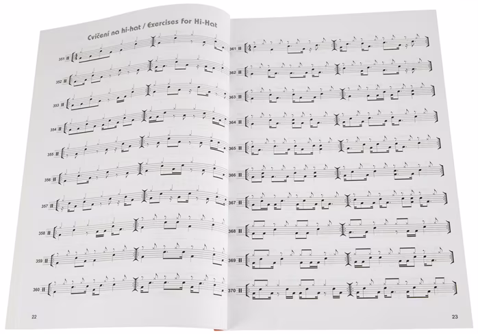 KN S bicí soupravou 2. - Důraz je na lehkou - Škola hry na bicích