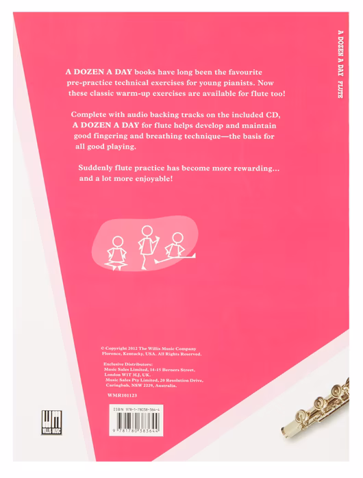 MS A Dozen A Day - Flute - Škola hry na priečnej flaute