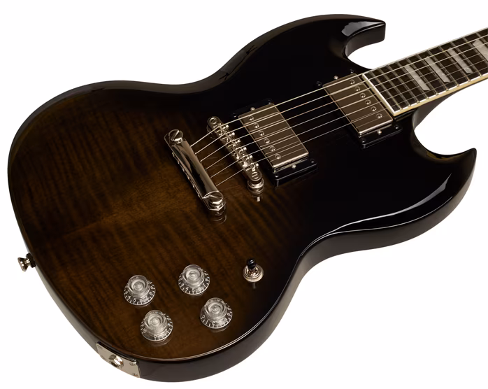 Epiphone SG Modern Figured Trans Black Fade - Elektrická gitara