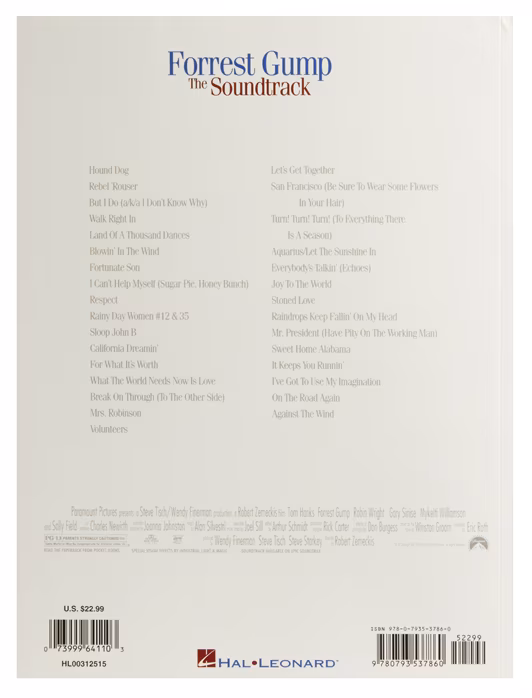 MS Forrest Gump: The Soundtrack - Soundtrack