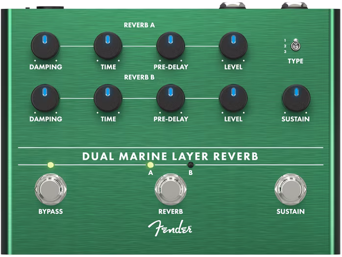 Fender Dual Marine Layer Reverb (rozbalené) - Gitarový efekt