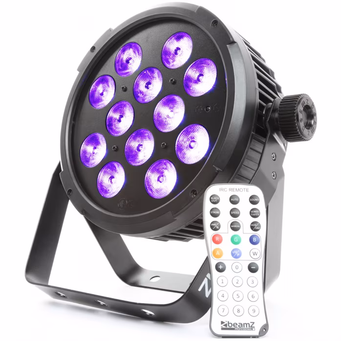 BeamZ BT300 Flat PAR 12x 10W 6in1 LEDs - LED PAR reflektor