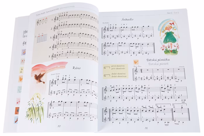 KN Kytarová první třída + CD (použité) - Škola hry na gitare