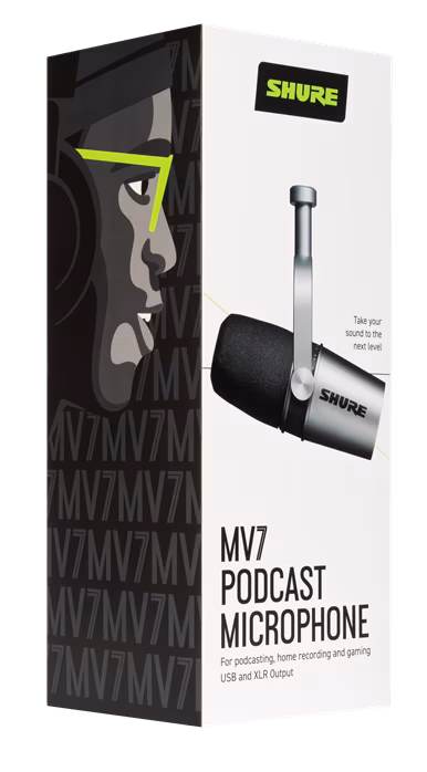Shure MV7-S - Dynamický mikrofón
