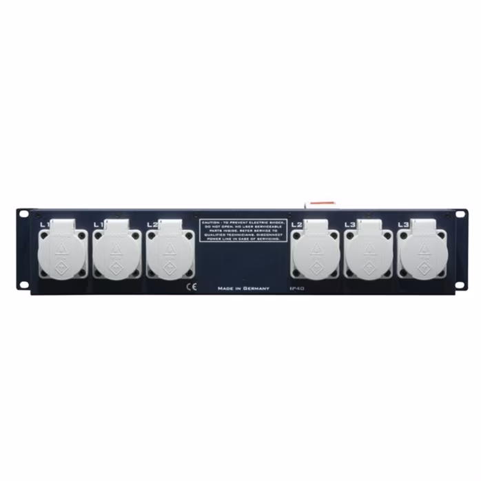 Adam Hall RACK PDU 9 CEE FI - Zásuvková lišta
