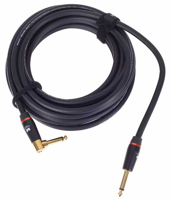 Monster Bass 21' Instrument Cable Angled - Nástrojový kábel