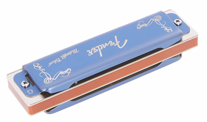 Fender Midnight Blues Harmonica Pack of 7, with Case - Súprava fúkacích harmoník