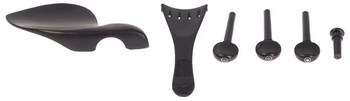 Palatino Violin Set Ebony Two 4/4 - Súprava príslušenstva