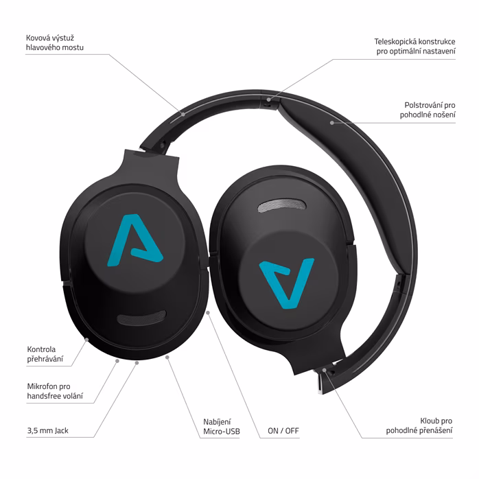 LAMAX Muse2 - Bezdrátová slúchadlá