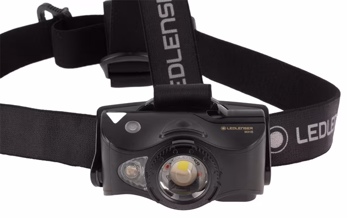 Led Lenser MH8 Čierna - Čelová svítilna
