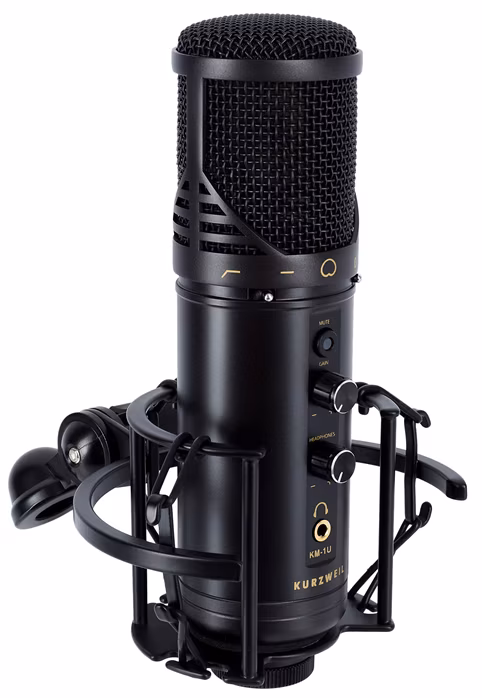 Kurzweil KM-1U B - USB kondenzátorový mikrofón