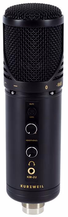 Kurzweil KM-2U B - USB kondenzátorový mikrofón