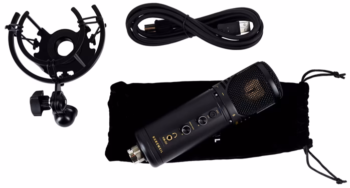 Kurzweil KM-2U B - USB kondenzátorový mikrofón