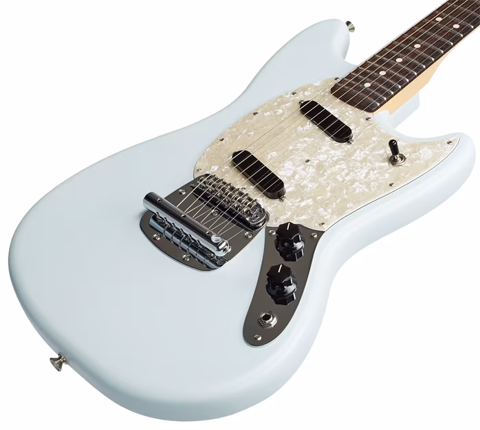 Fender American Performer Mustang RW Satin SBL - Elektrická gitara