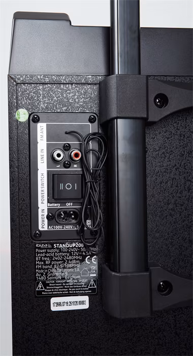 Ibiza sound STAND UP 208 - Bezdrôtový prenosný reproduktor