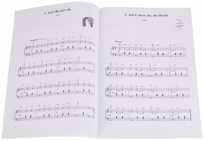 KN Lidové písně 1 - Škola hry na akordeón