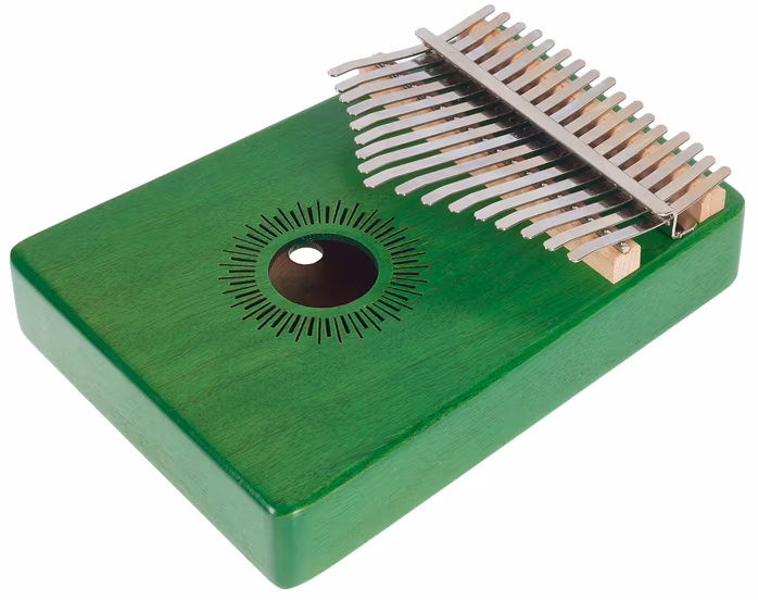 Sela Kalimba Mahogany 17 Green - Kalimba