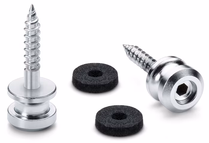 Schaller Buttons for S-Lock M Satin Chrome - Rolna na popruh