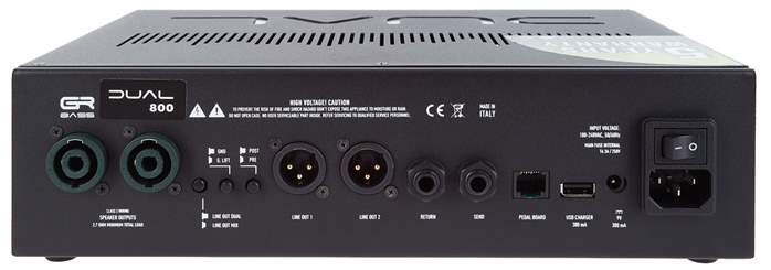 GR Bass DUAL 800 - Basgitarový tranzistorový zosilňovač