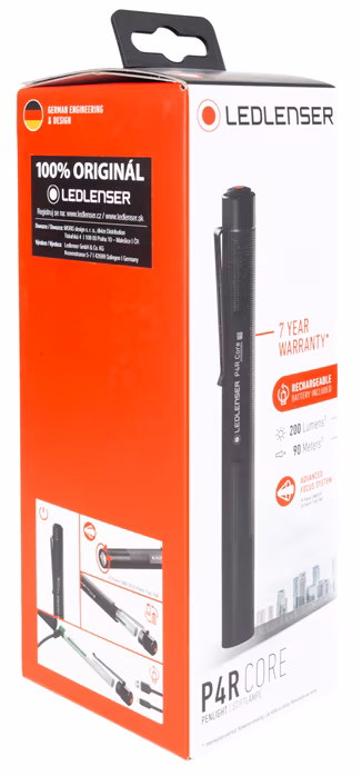 Led Lenser P4R CORE (rozbalené) - Ruční svítilna