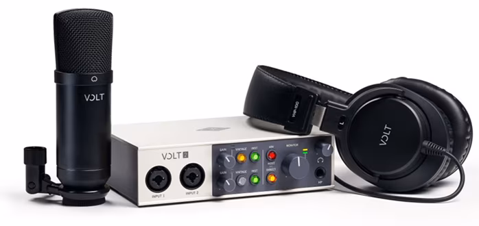 Universal Audio Volt 2 Studio Pack - Balíček na domáce nahrávanie