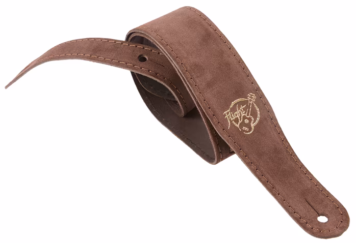 Flight S43 Brown Suede Ukulele Strap - Popruh na ukulele