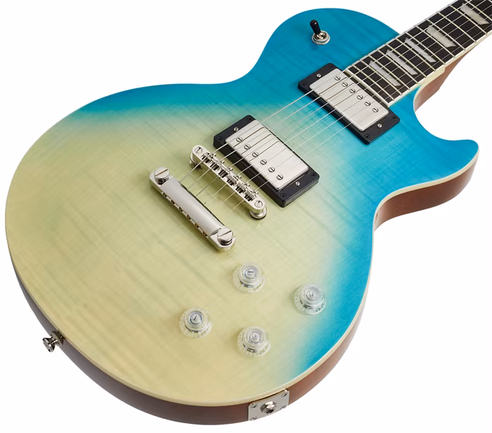 Epiphone Les Paul Modern Figured Caribbean Blue Fade - Elektrická gitara