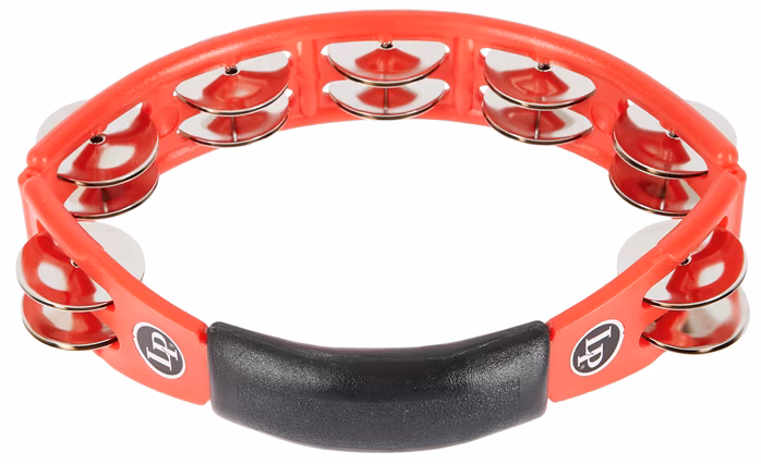 Latin Percussion Cyclops Tambourine Red - Tamburína