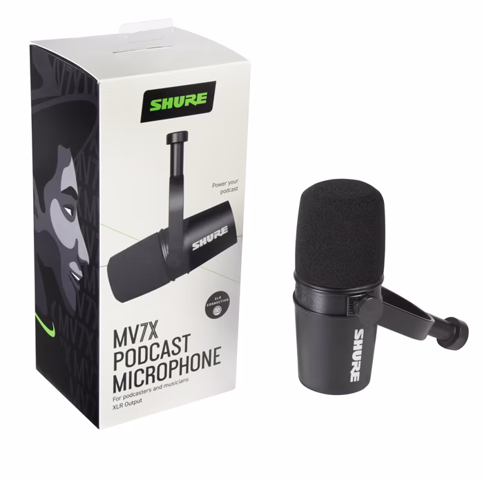 Shure MV7X (rozbalené) - Dynamický mikrofón