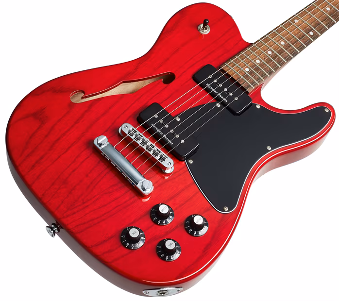 Fender Jim Adkins JA-90 Telecaster Thinline LRL CRT - Elektrická gitara