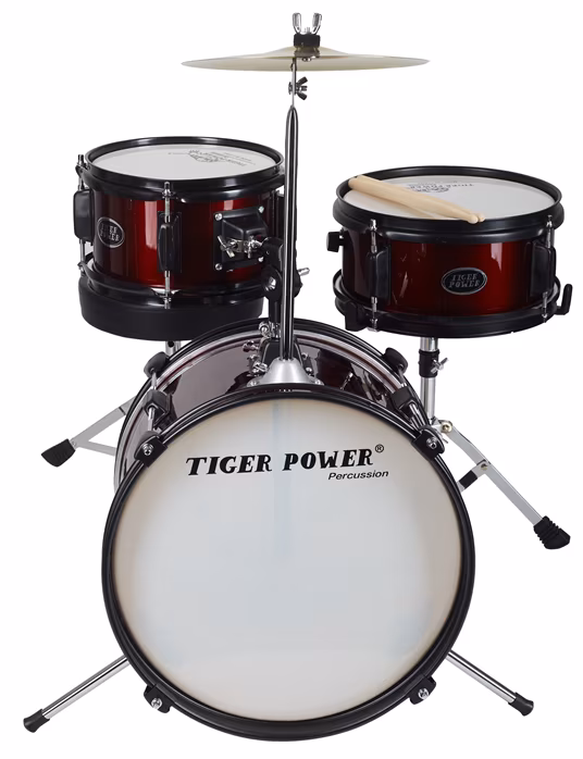 Tiger Power TCCJR30 Red (použité) - Detská súprava bicích