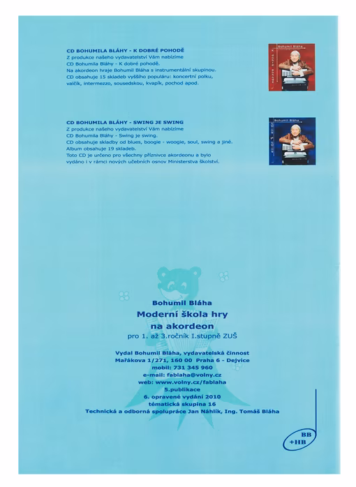 KN Moderní škola hry na akordeon - Škola hry na akordeón