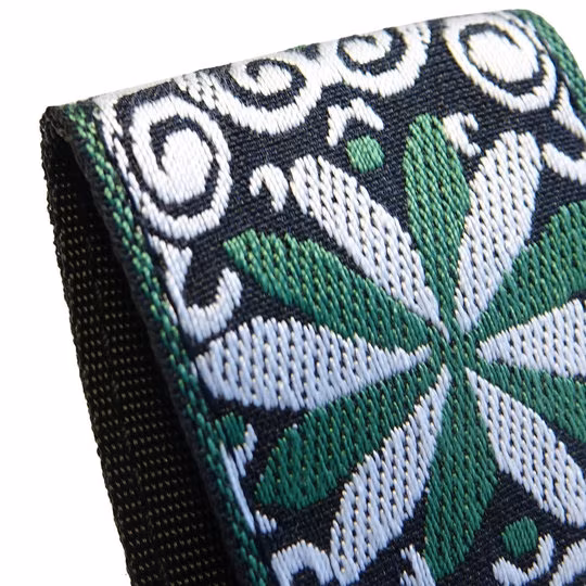 Richter Retro Green - Gitarový popruh