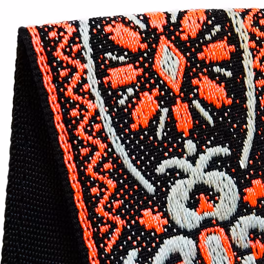 Richter Retro Red/Black - Gitarový popruh