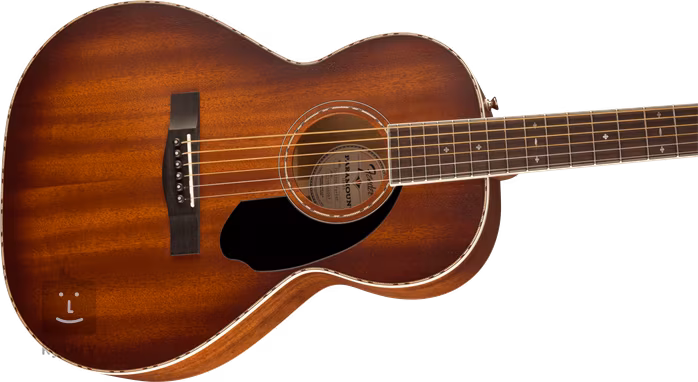 Fender PS-220E Parlor All Mahogany OV ACB - Elektroakustická gitara