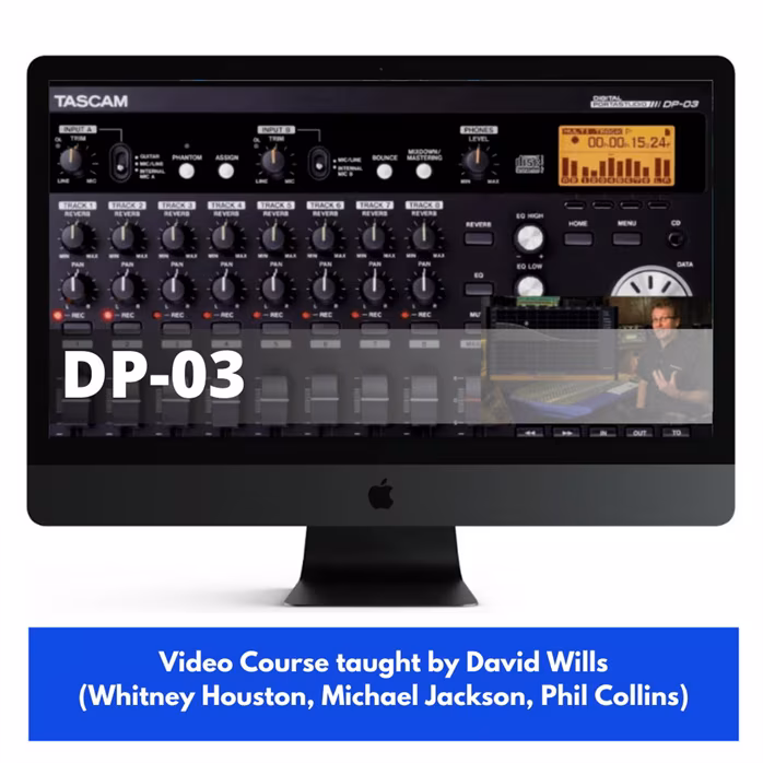 KINGSLEY INC. Tascam dp 03 - Video tutoriál