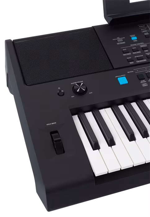 Yamaha PSR-E473 (rozbalené) - Klávesy s dynamikou úderu