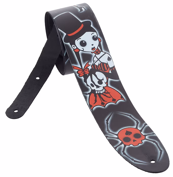 Perri's Leathers 11055 David Bollt Leather Strap - Gitarový popruh