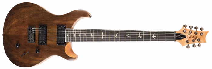 PRS SE Mark Holcomb SVN Walnut Top Satin 2022 - Elektrická sedemstrunová gitara