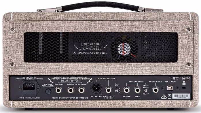 Blackstar St. James 50 EL34 Head - Gitarový lampový zosilňovač