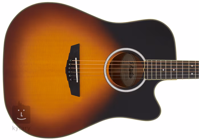 D'Angelico Bowery Dreadnought CE Vintage Sunset - Elektroakustická gitara