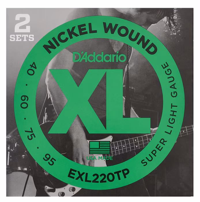 D'Addario EXL220TP Twin Pack - Struny na basgitaru