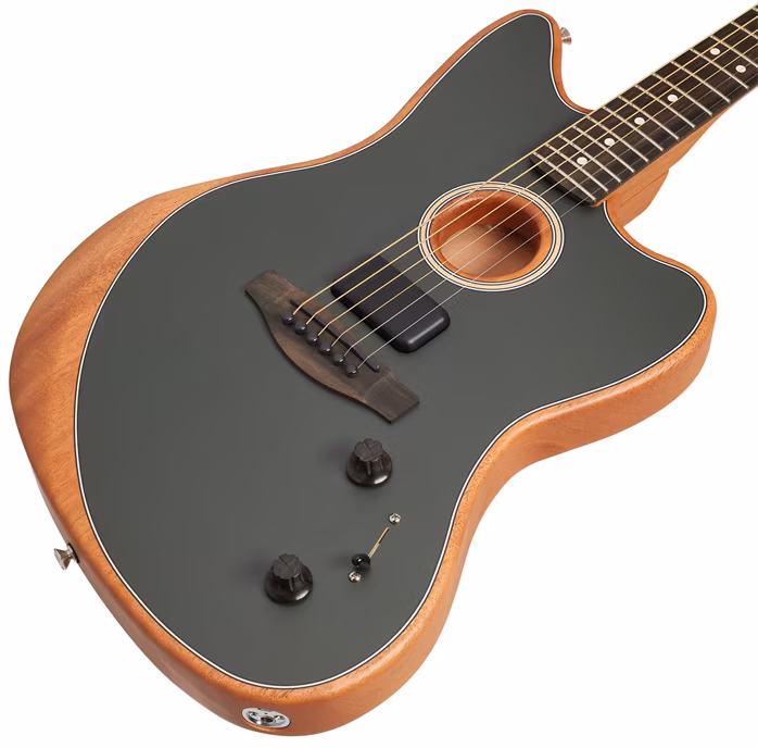 Fender American Acoustasonic Jazzmaster EB TUN - Elektroakustická hybridná gitara