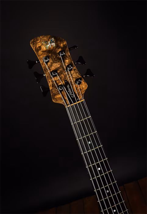 Fodera 2010 Imperial 6 Elite Buckeye Burl - Elektrická basgitara