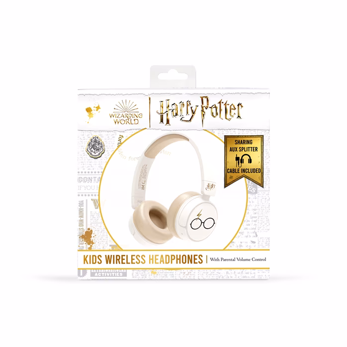 OTL Harry Potter Kids Wireless Headphones white - Bezdrátová slúchadlá