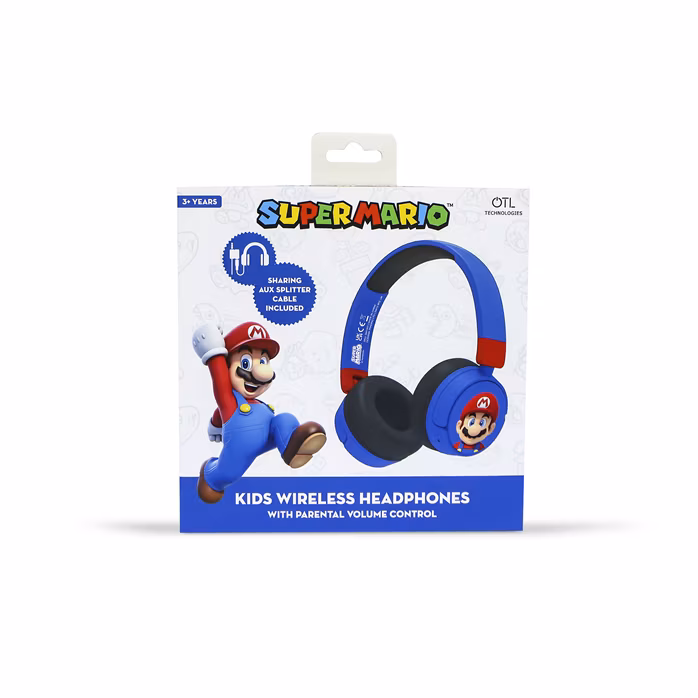 OTL Super Mario Kids Wireless Headphones - Bezdrátová slúchadlá