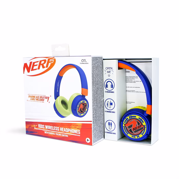OTL Nerf Kids Wireless Headphones - Bezdrátová slúchadlá