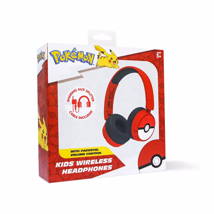 OTL Poké ball Kids Wireless Headphones - Bezdrátová slúchadlá
