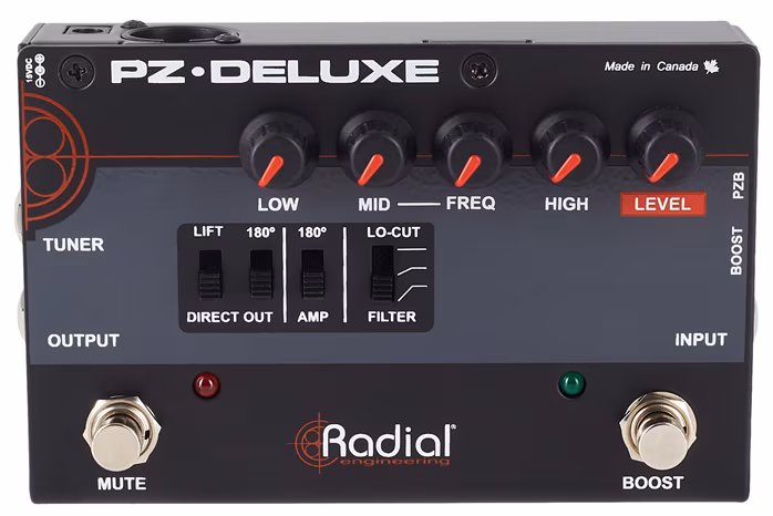 Radial Engineering PZ-Deluxe - Gitarový predzosilňovač